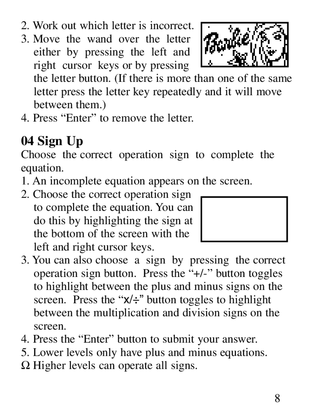 Oregon Scientific Tote N' Teach manual Sign Up 