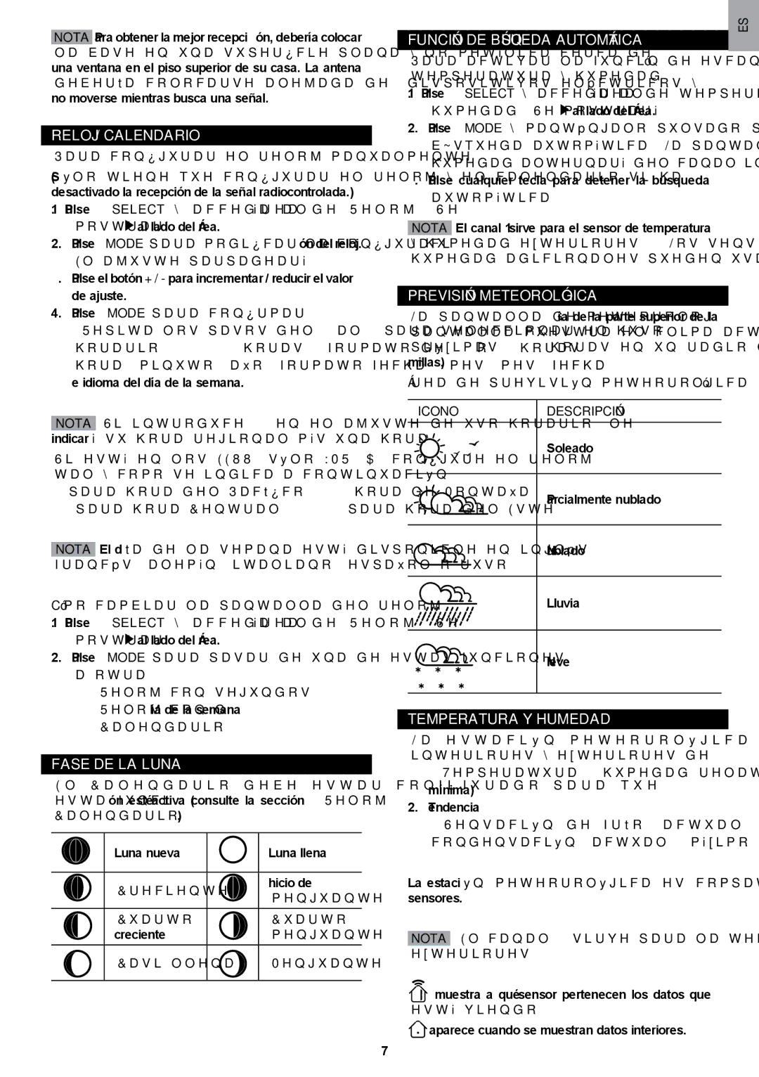 Oregon Scientific WMR80 Reloj / Calendario, Fase DE LA Luna, Función DE Búsqueda Automática, Previsión Meteorológica 