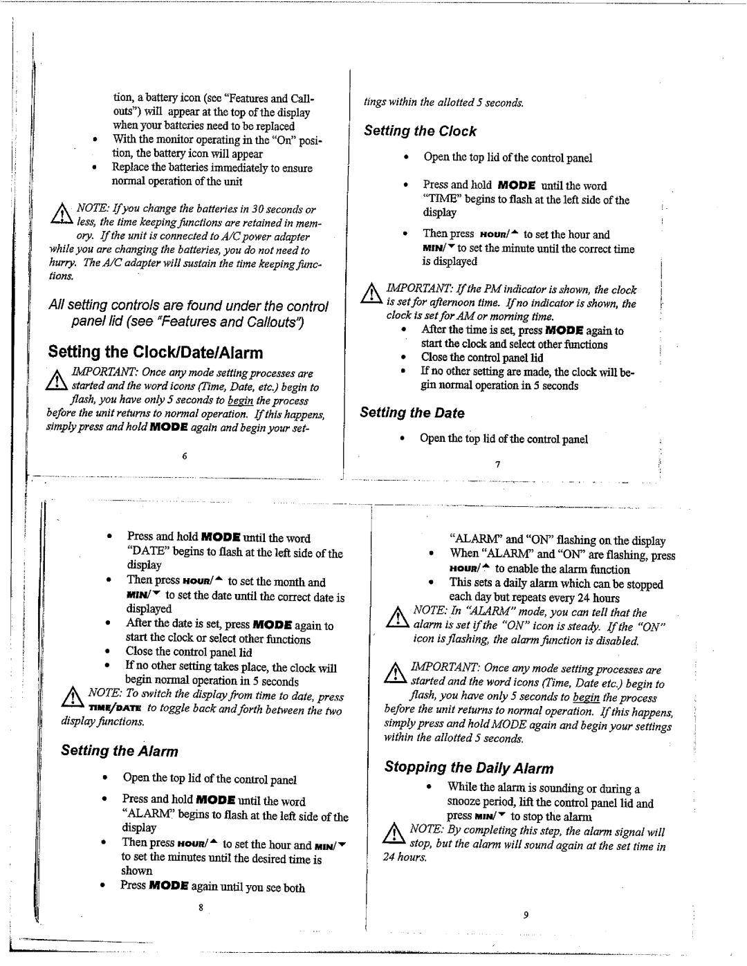 Oregon Scientific WR3000 manual 