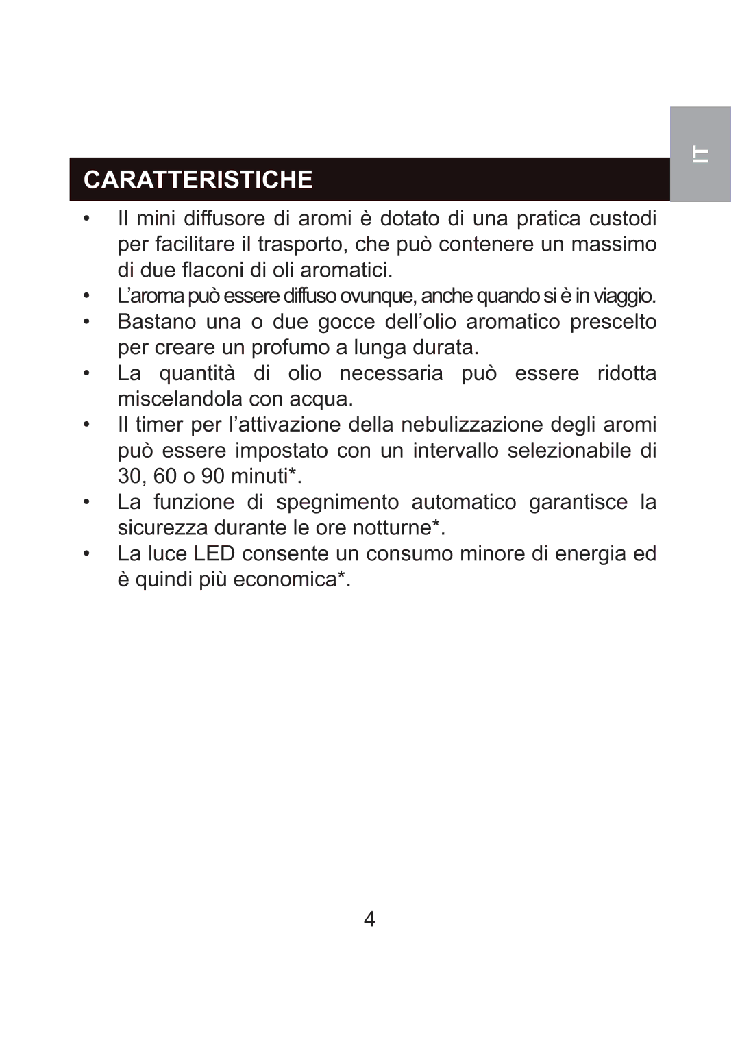 Oregon Scientific WS904 user manual Caratteristiche 