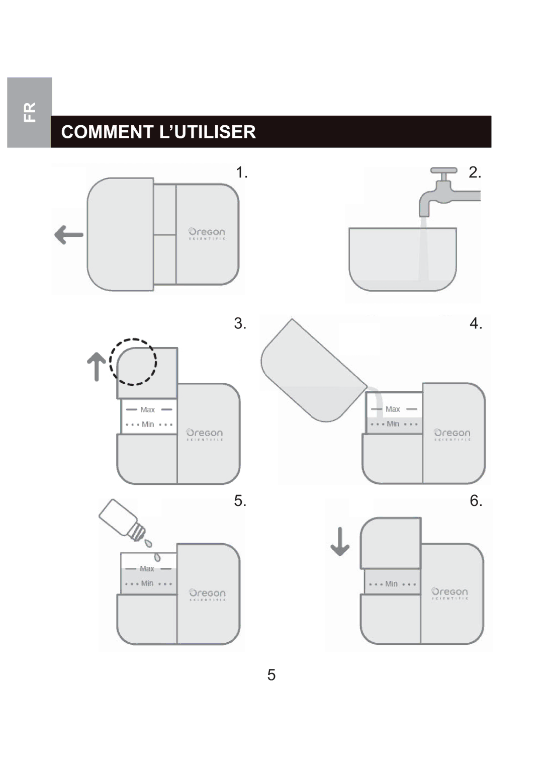 Oregon Scientific WS904 user manual Comment L’UTILISER 