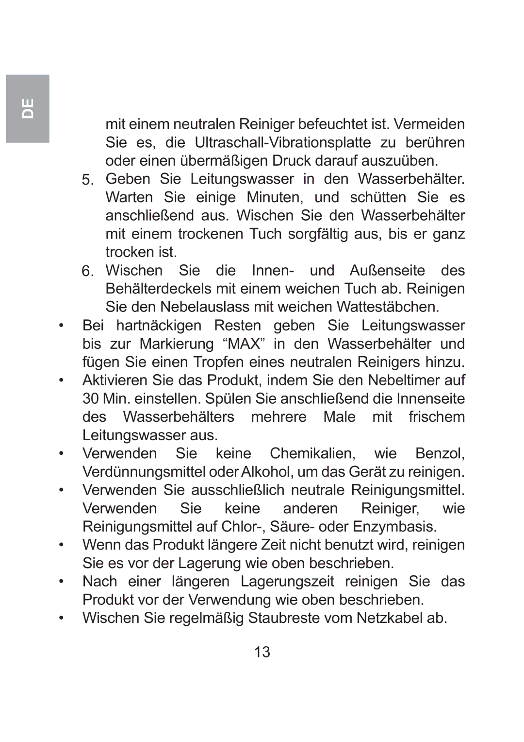 Oregon Scientific WS904 user manual Sie es, die Ultraschall-Vibrationsplatte zu berühren 