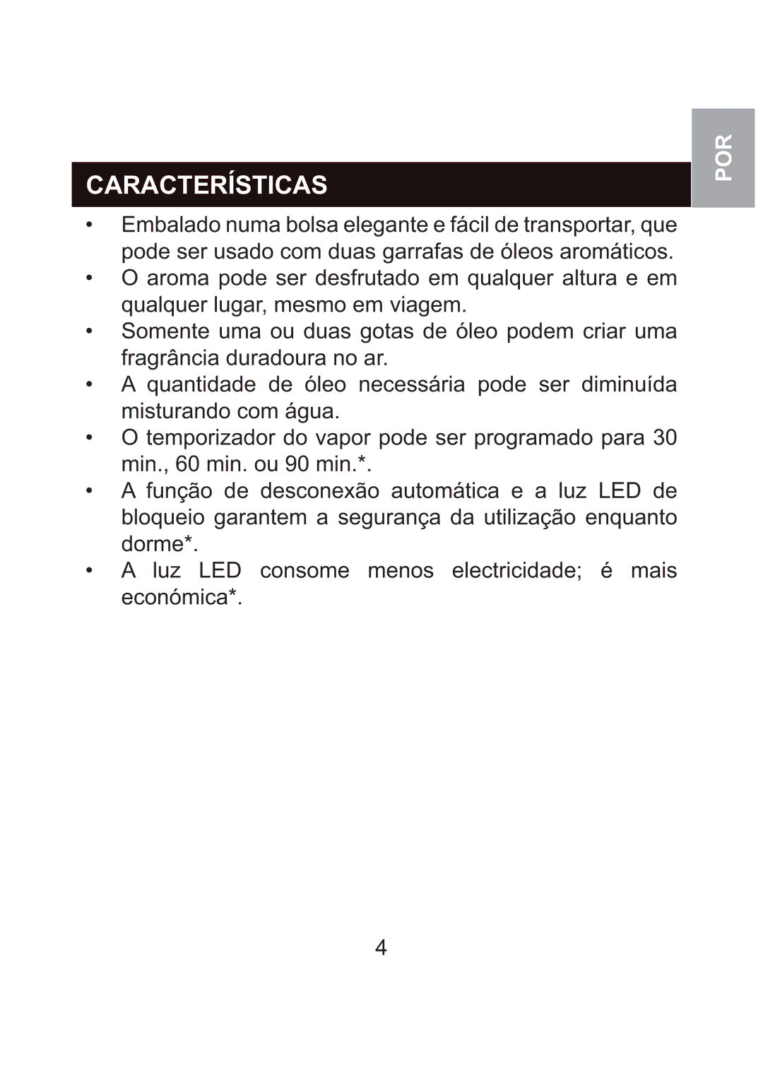 Oregon Scientific WS904 user manual Características 