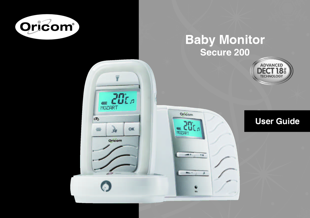 Oricom 200 manual Baby Monitor 