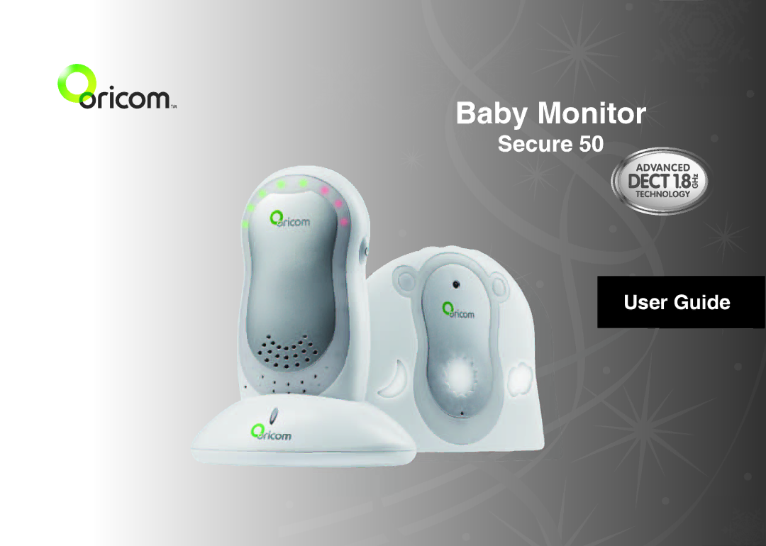 Oricom 50 manual Baby Monitor 