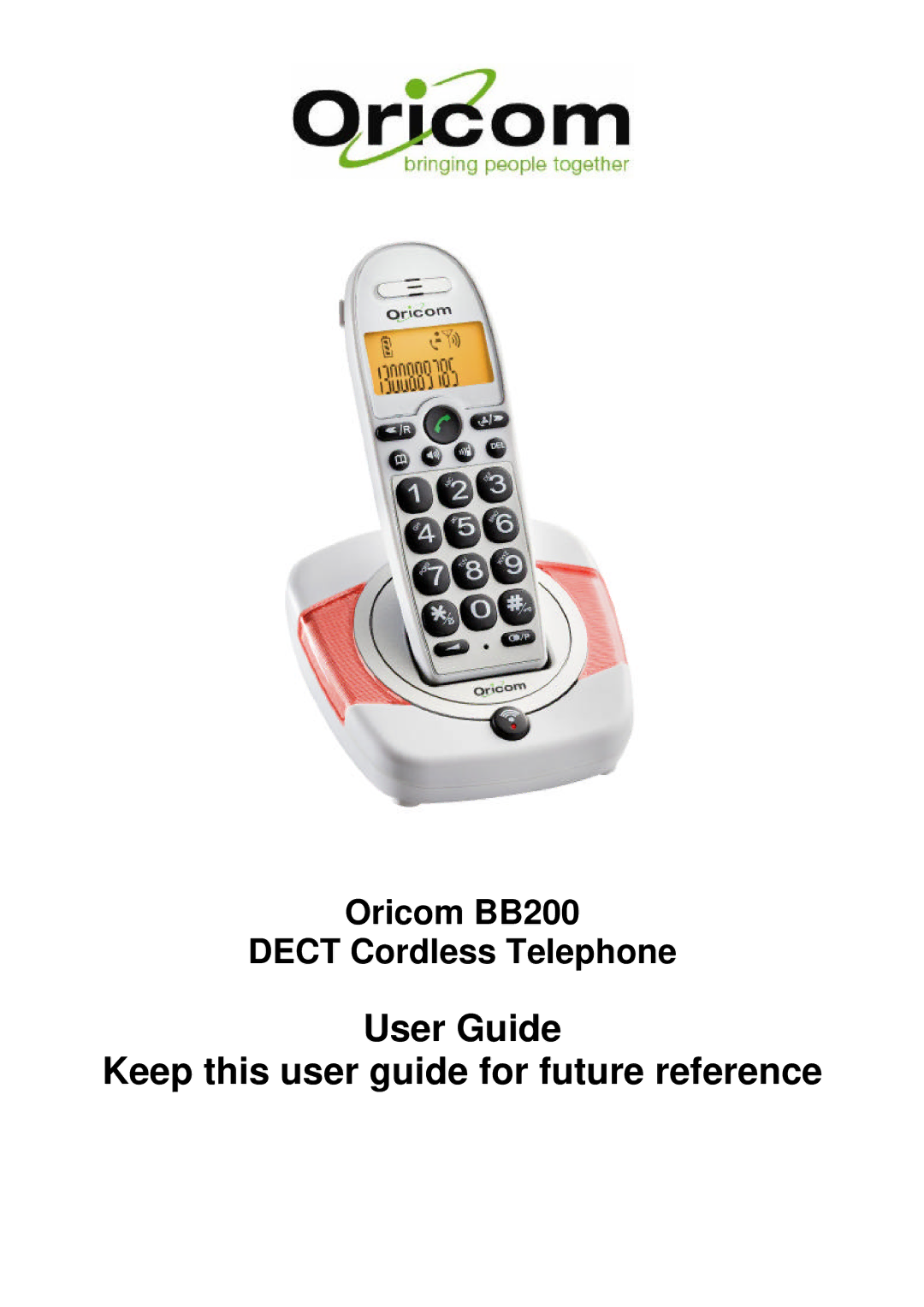 Oricom BB200 manual User Guide Keep this user guide for future reference 