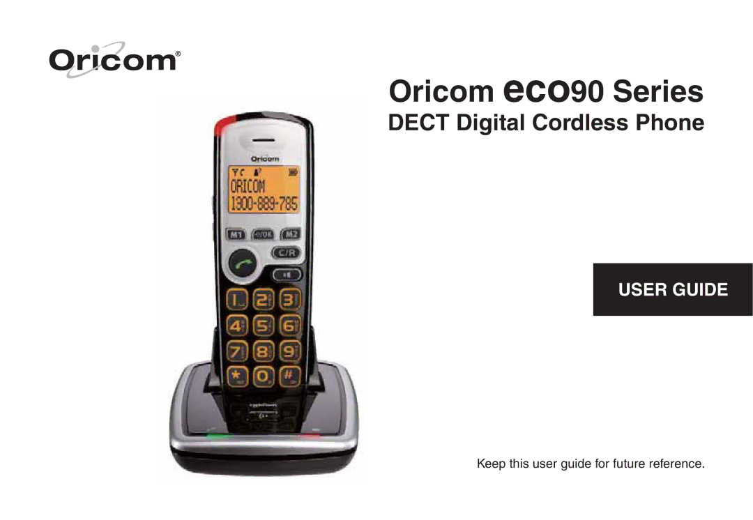 Oricom ECO90 manual Oricom eco90 Series 