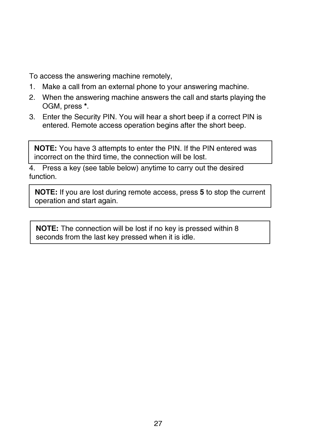 Oricom P700 manual 