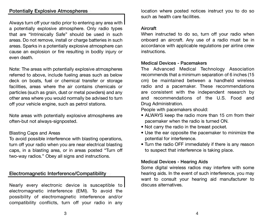 Oricom PMR655 manual PotPotentiallylly ExplosiveExplosiveAtmospheresAtmospheres 