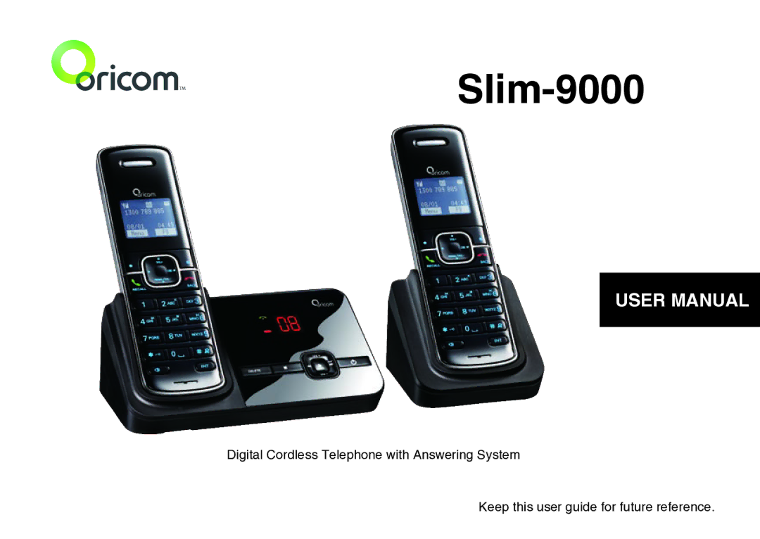 Oricom SLIM-9000 user manual Slim-9000 