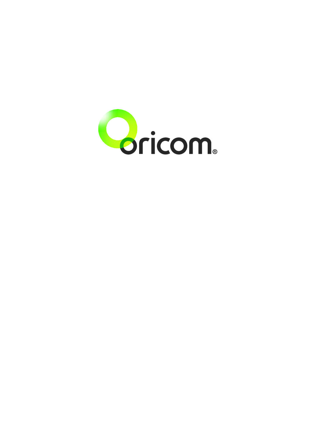 Oricom UHF200, UHF100 operating instructions 