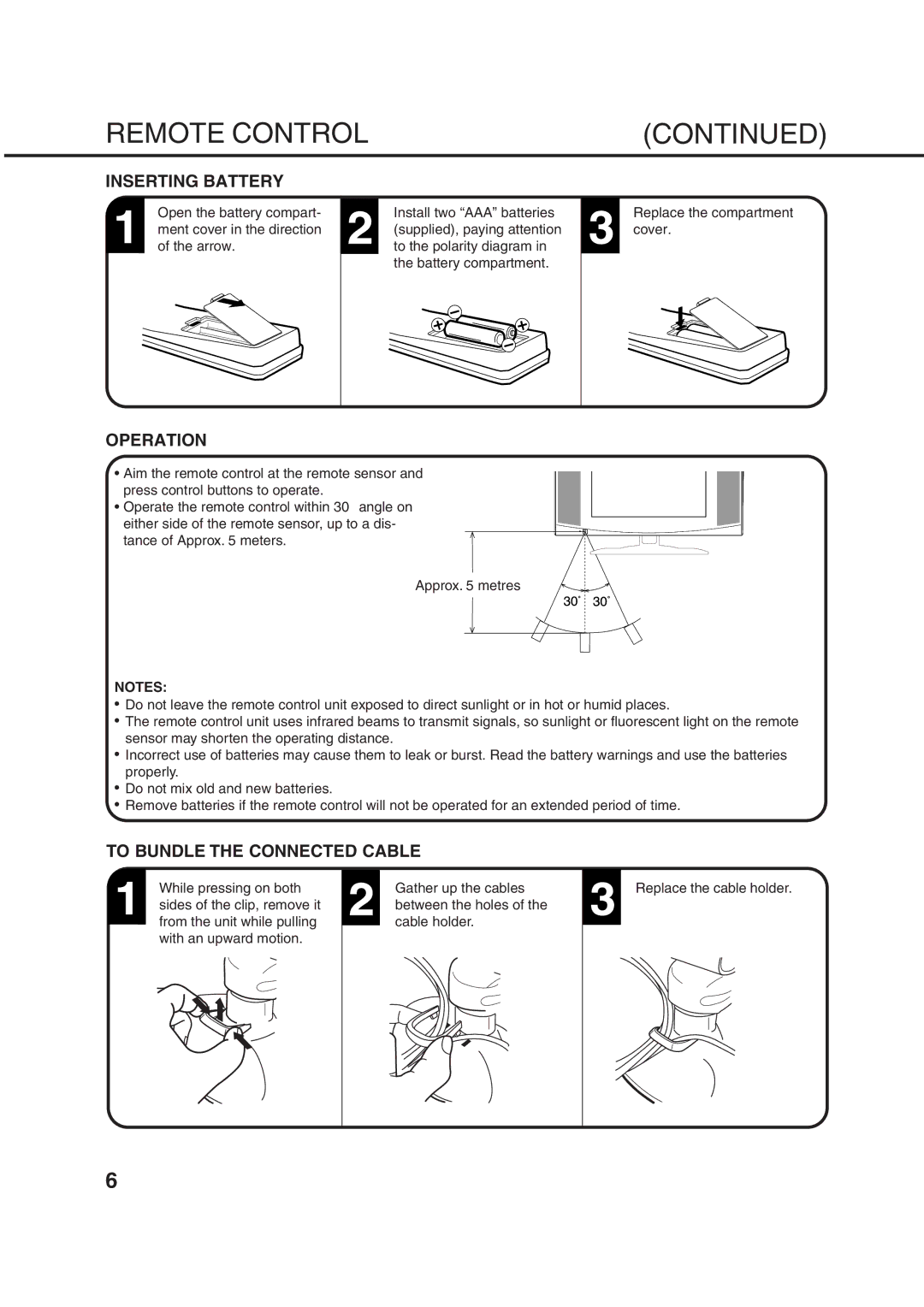 Orion 14LD manual Remote Control 