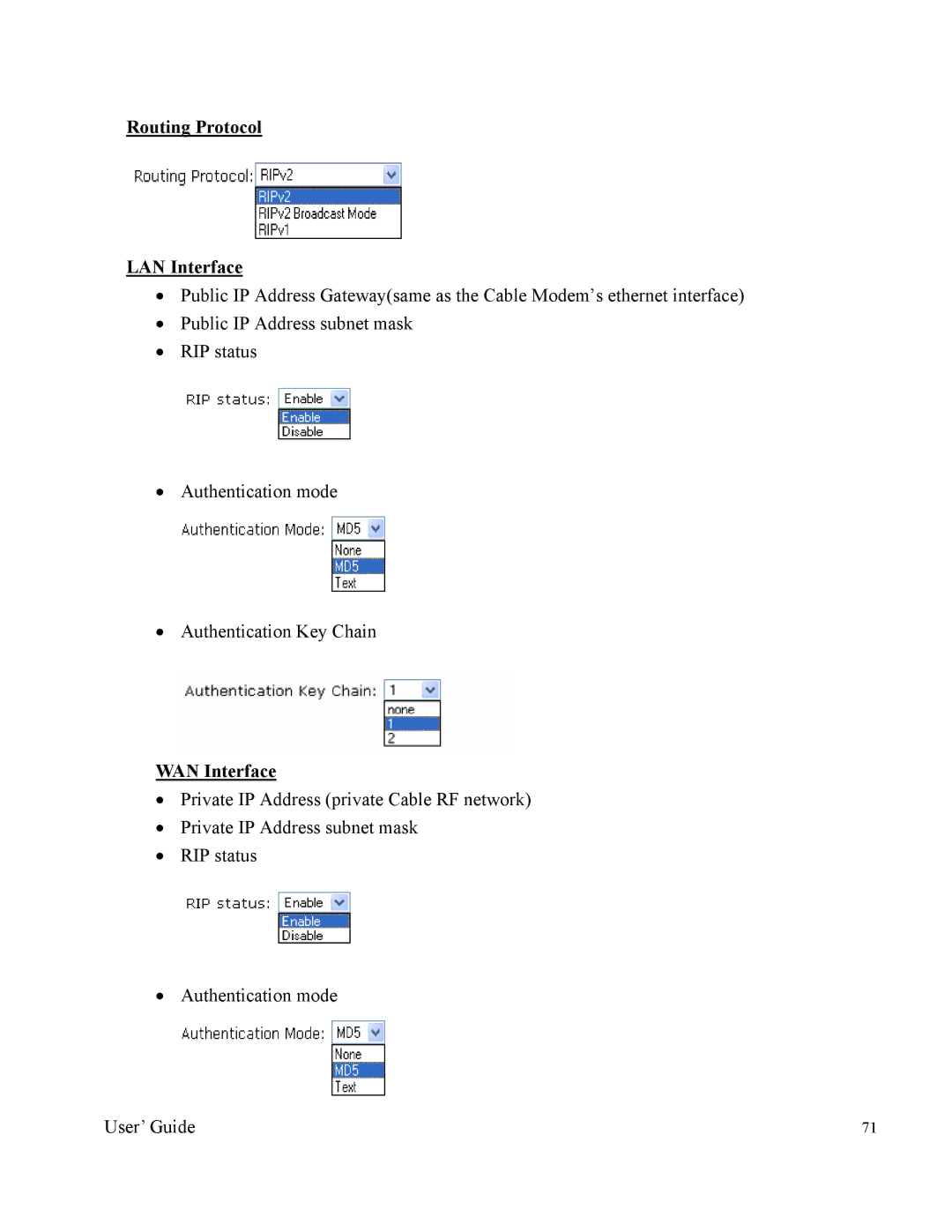 Orion 2000 manual Routing Protocol LAN Interface 