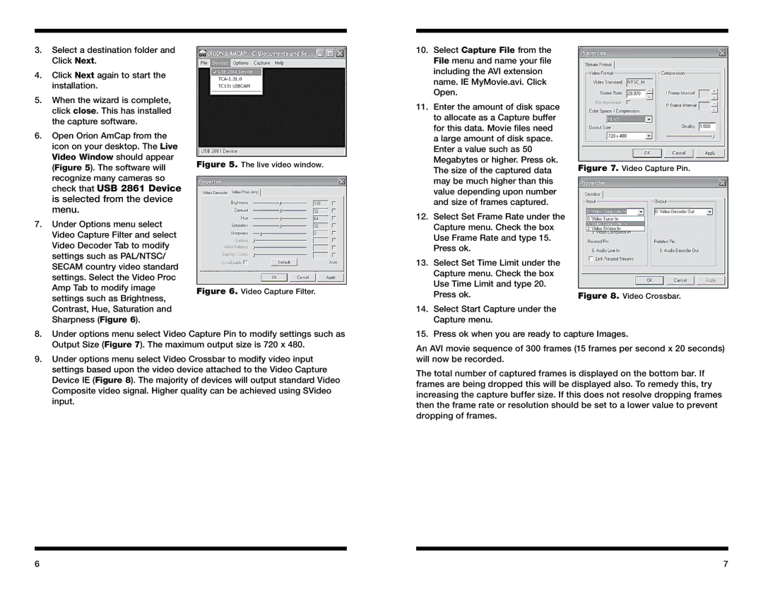 Orion 52181 instruction manual Live video window 