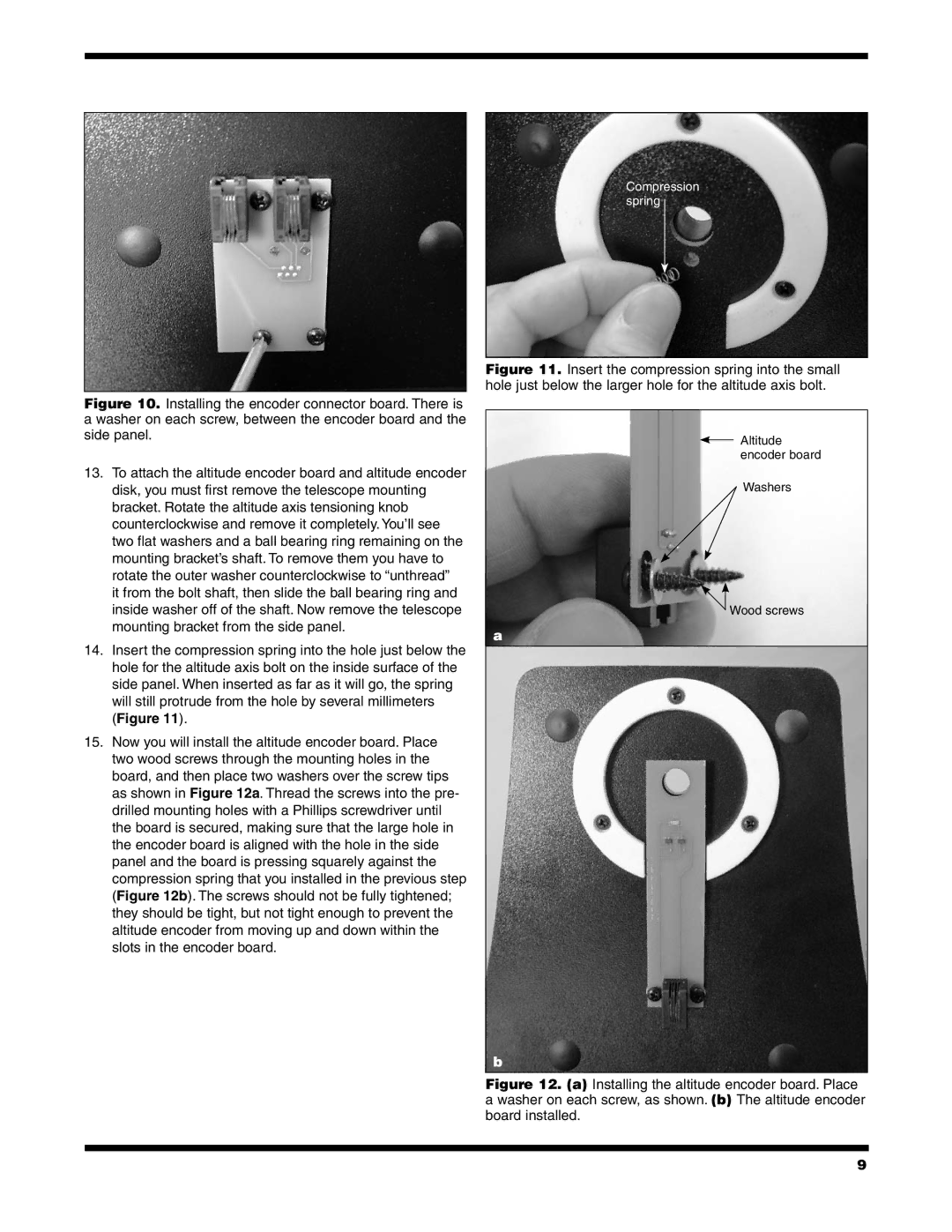 Orion 6/6I instruction manual Compression spring 