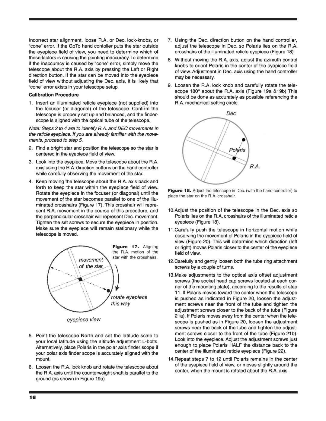 Orion 7817 instruction manual Calibration Procedure 