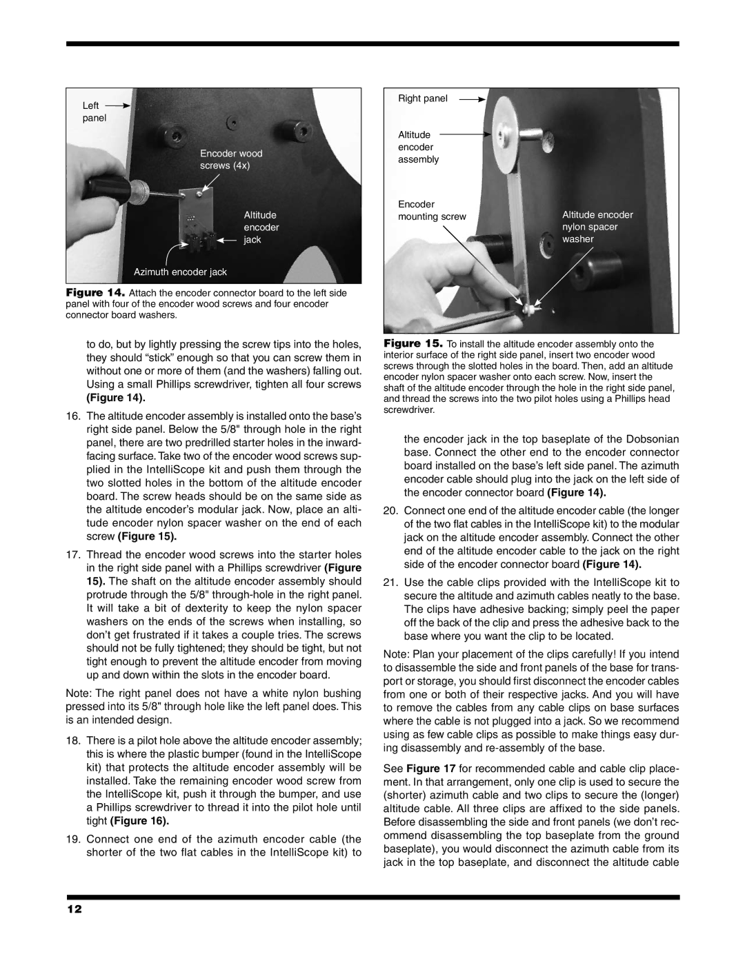 Orion 9791 instruction manual Nylon spacer 