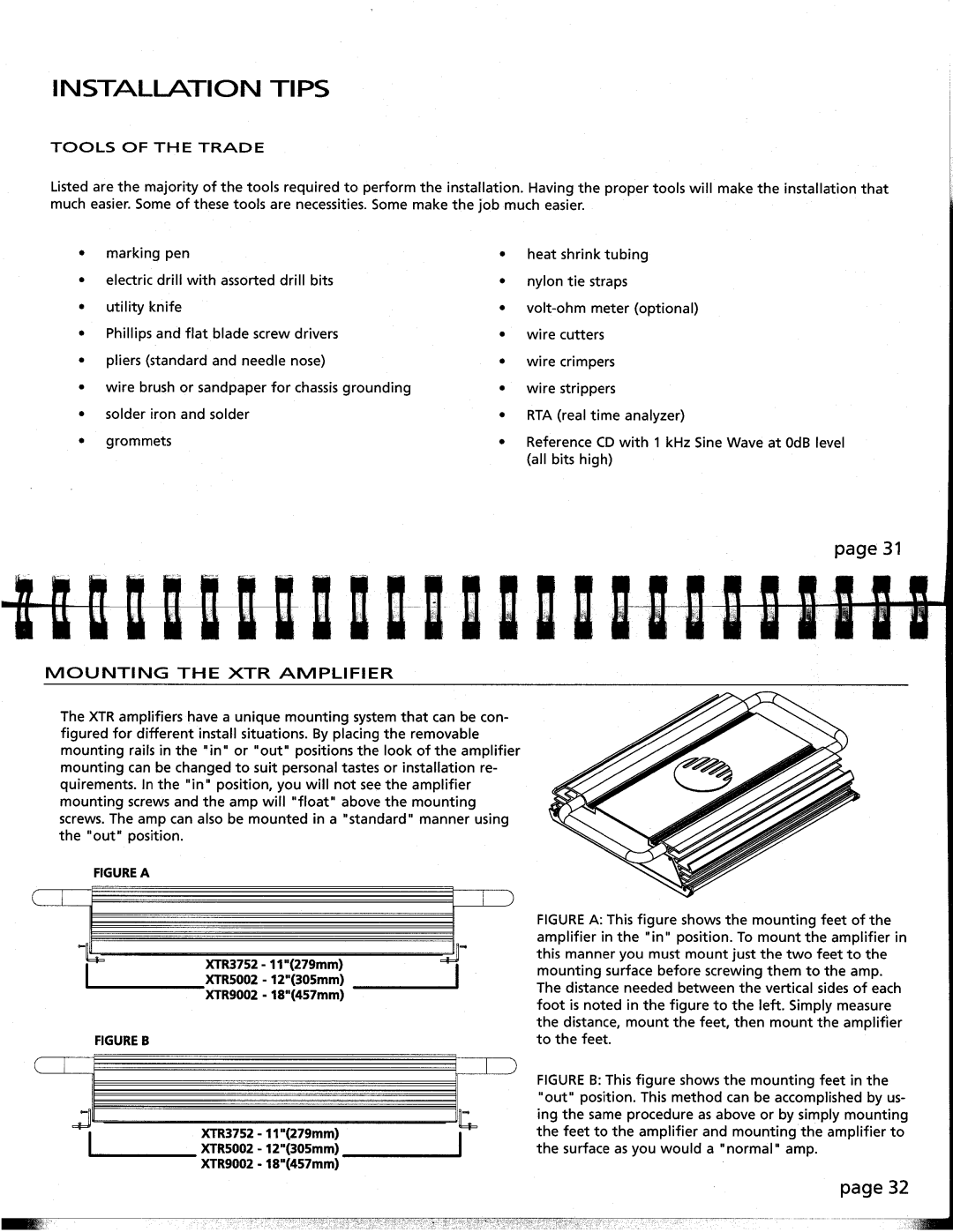 Orion Car Audio 3752, 5002, 9002 manual 