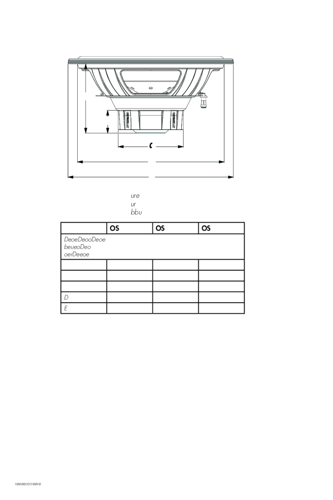 Orion Car Audio owner manual Figura 12 Abbildung CO104S CO124S CO154S 