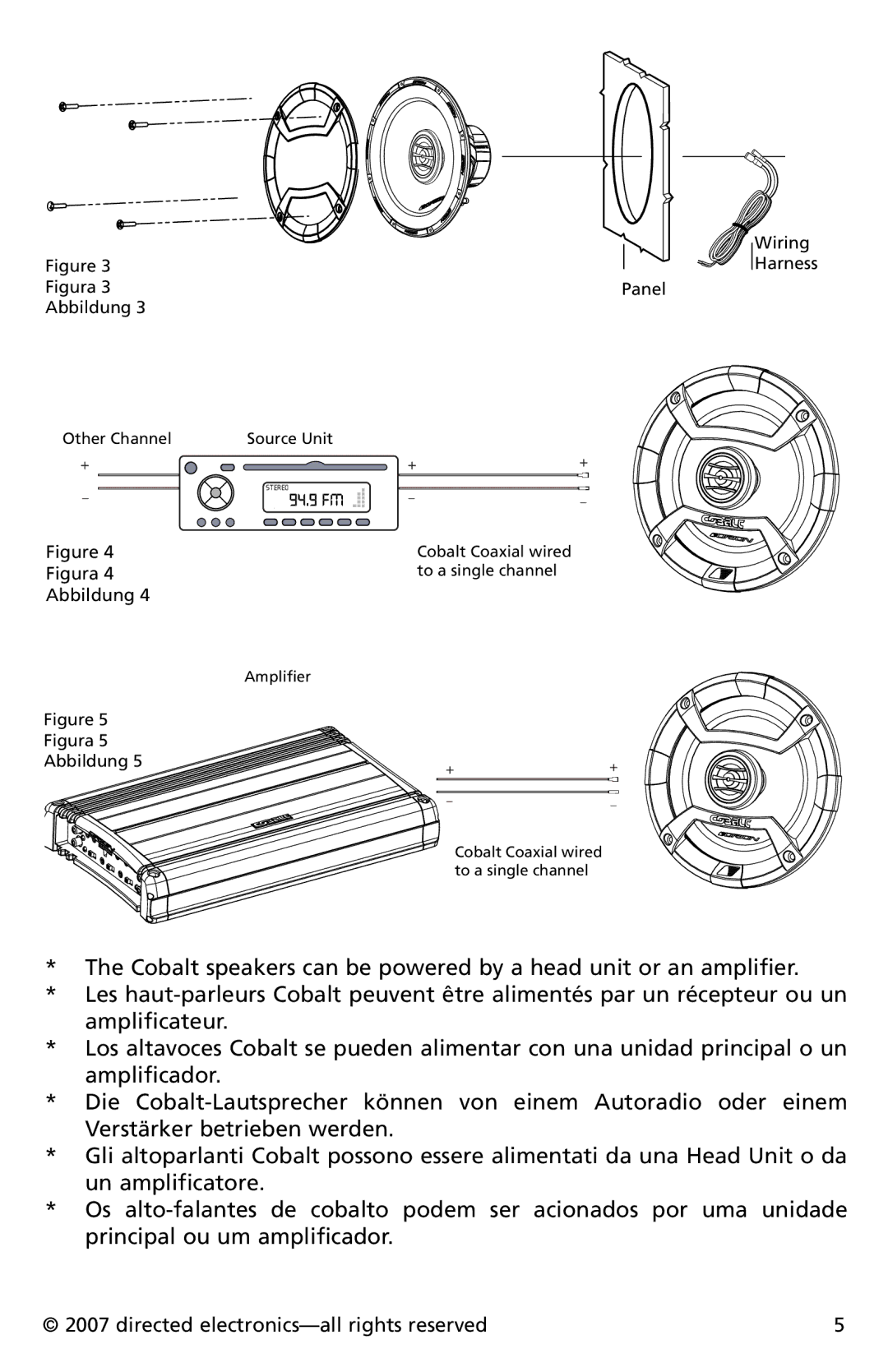 Orion Car Audio CO650, CO690, CO600, CO570 owner manual Figura 