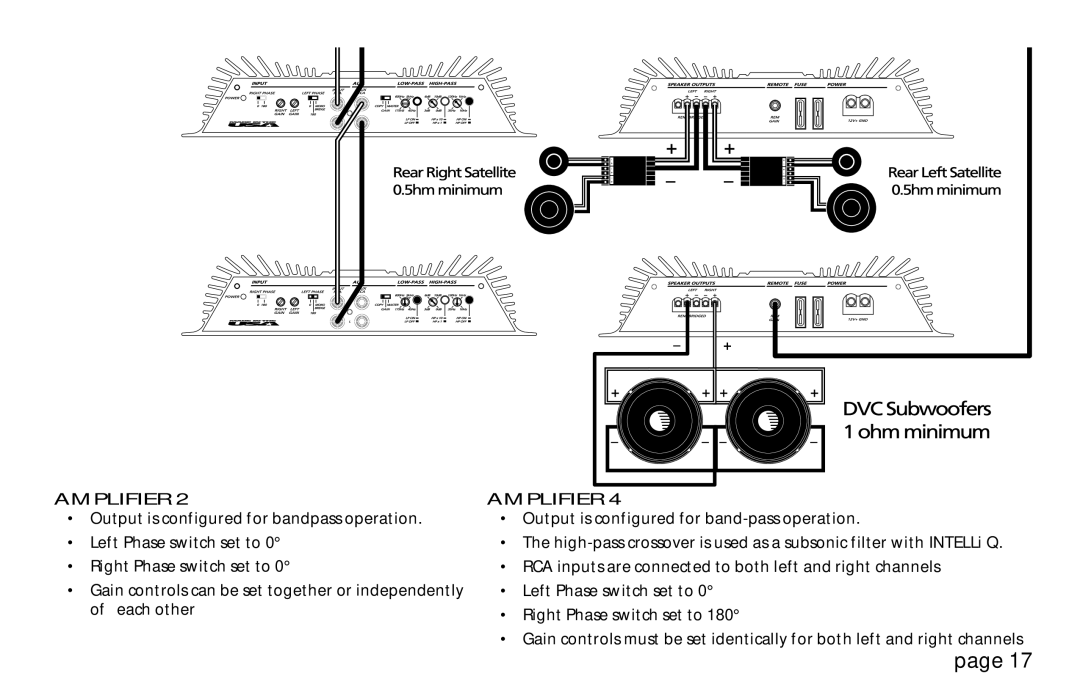 Orion Car Audio HCCA 225R, HCCA 250R, HCCA 275R, 250R & 275R owner manual Amplifier 