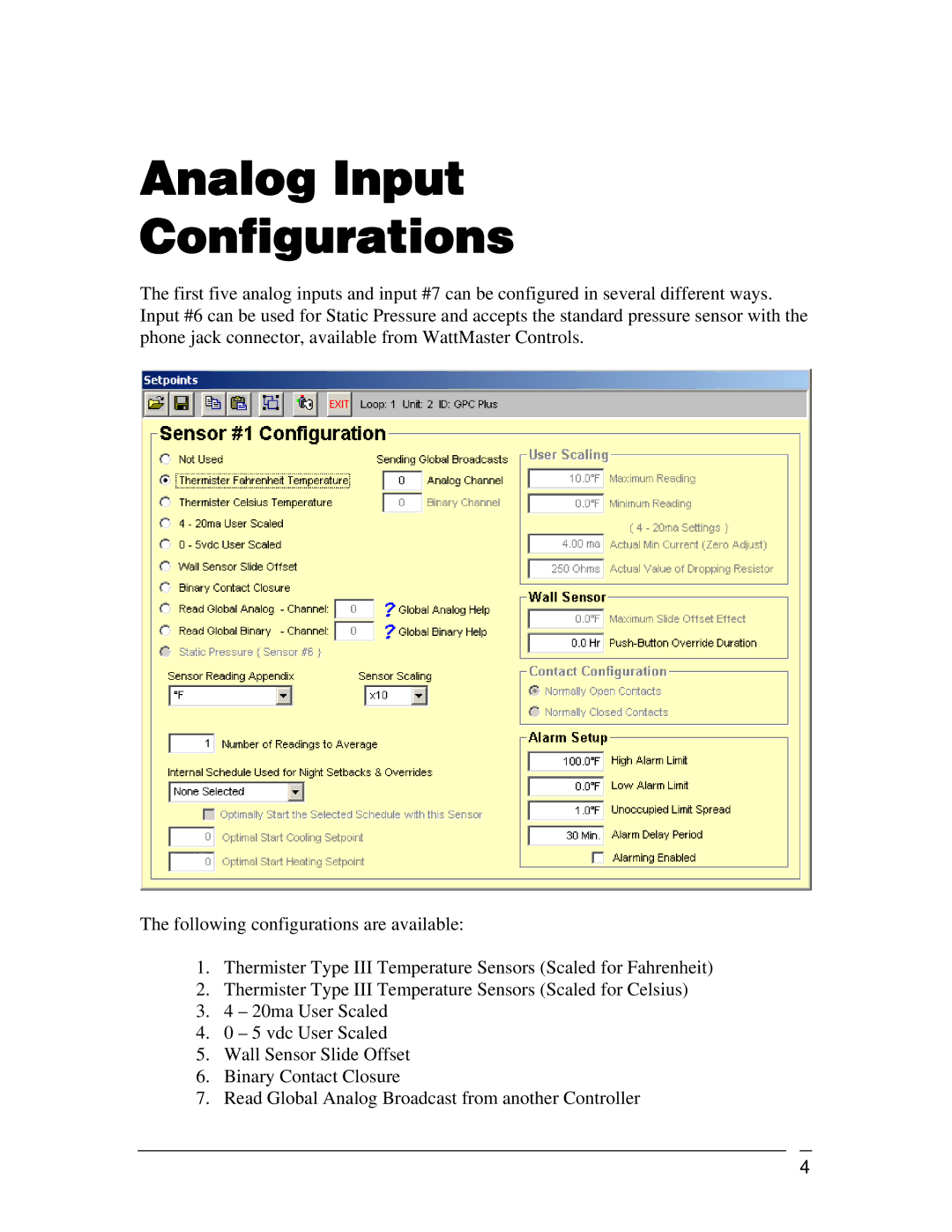 Orion Car Audio OE331-21 manual Analog Input Configurations 