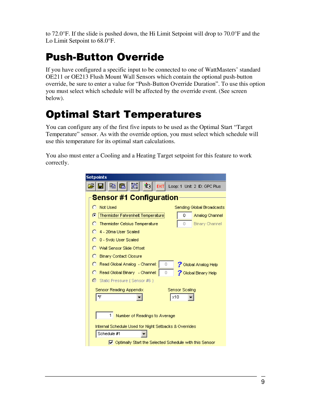 Orion Car Audio OE331-21 manual Push-Button Override, Optimal Start Temperatures 