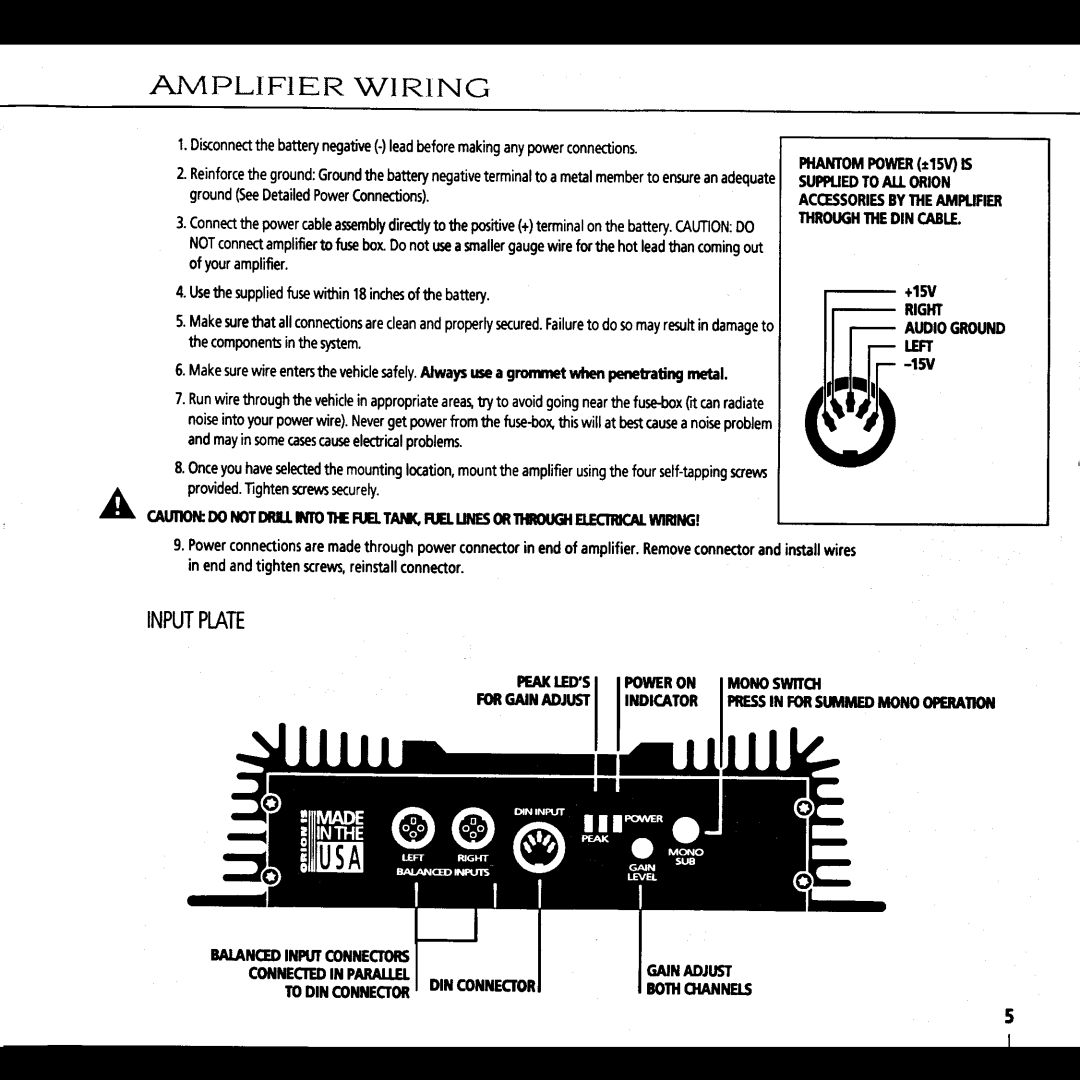 Orion NT Series manual 