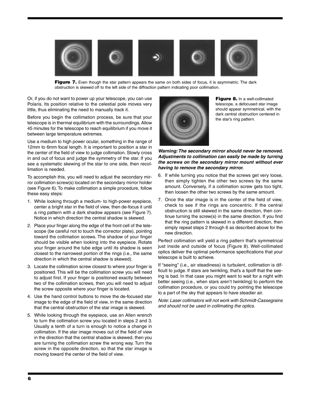 Orion Telescope instruction manual 