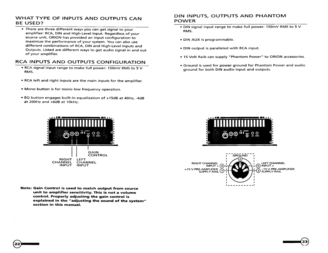 Orion XTR 2250 manual 