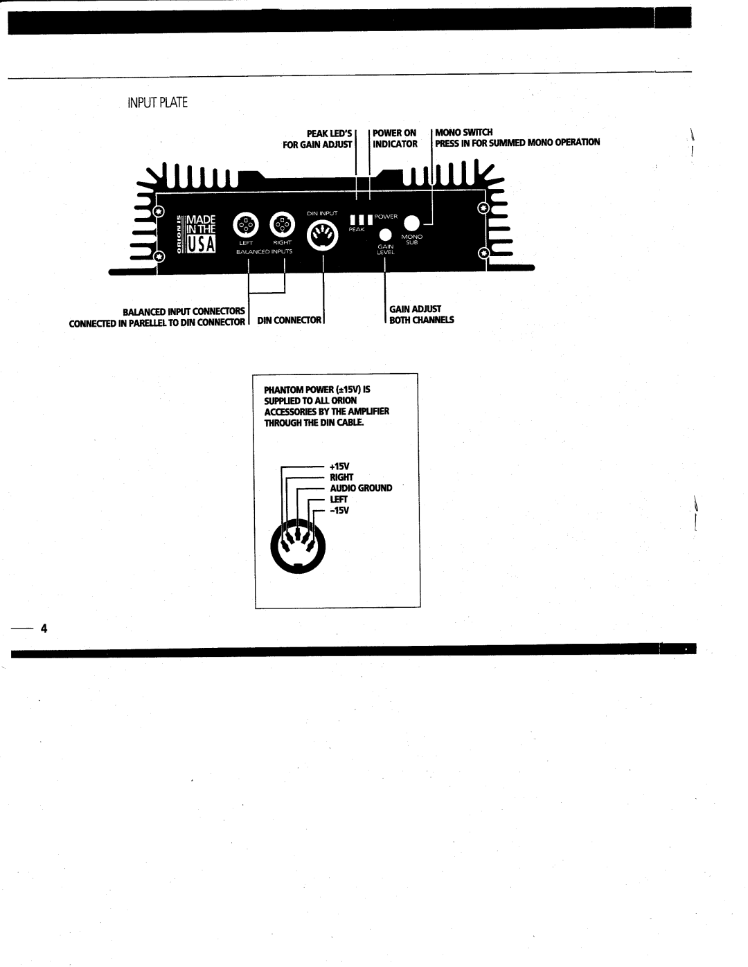 Orion XTR300BIQ manual 