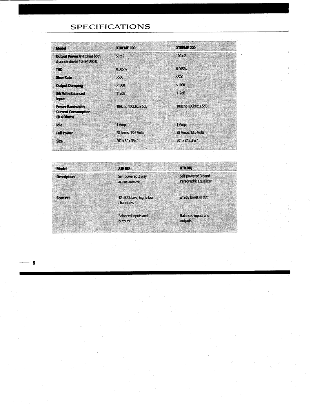 Orion XTR300BIQ manual 