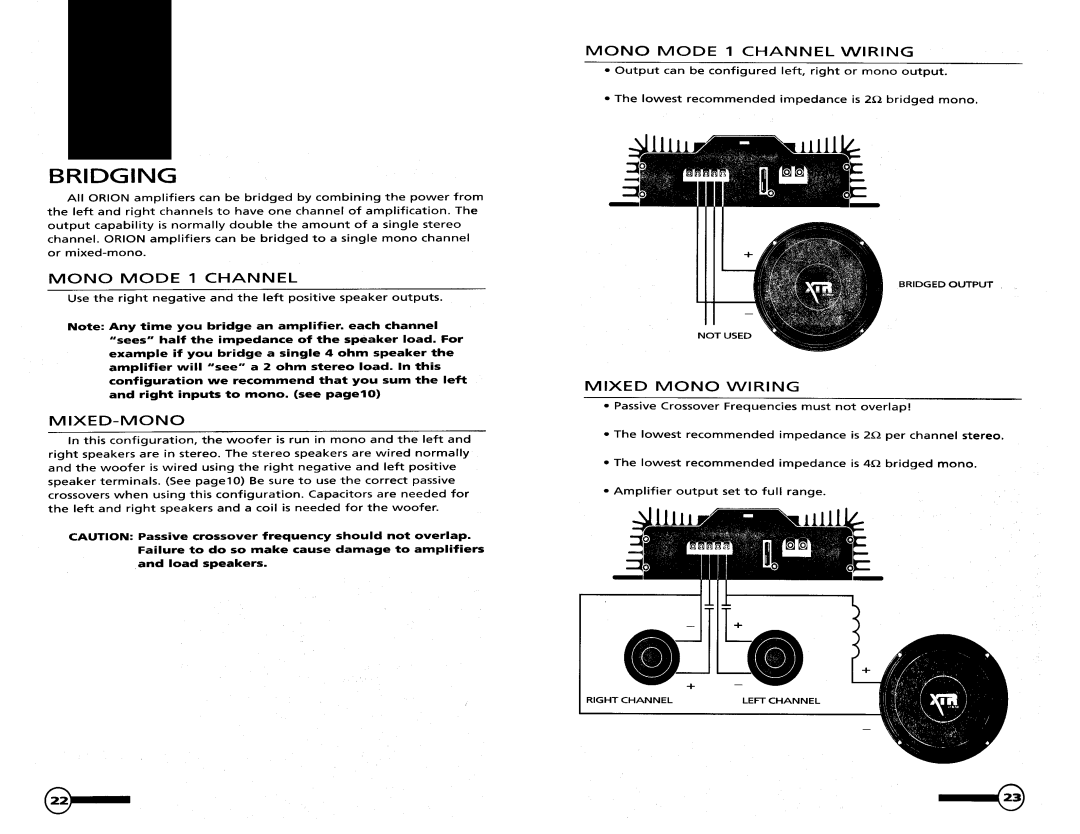 Orion Xtreme Series manual 