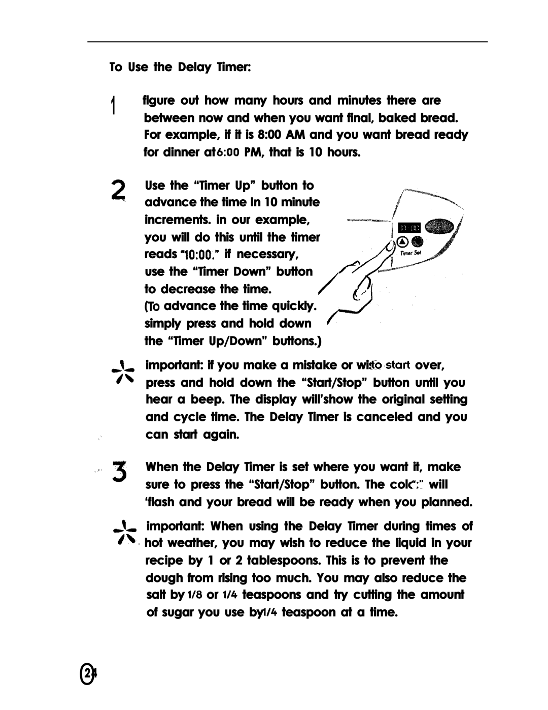 Oster 102819 user manual 