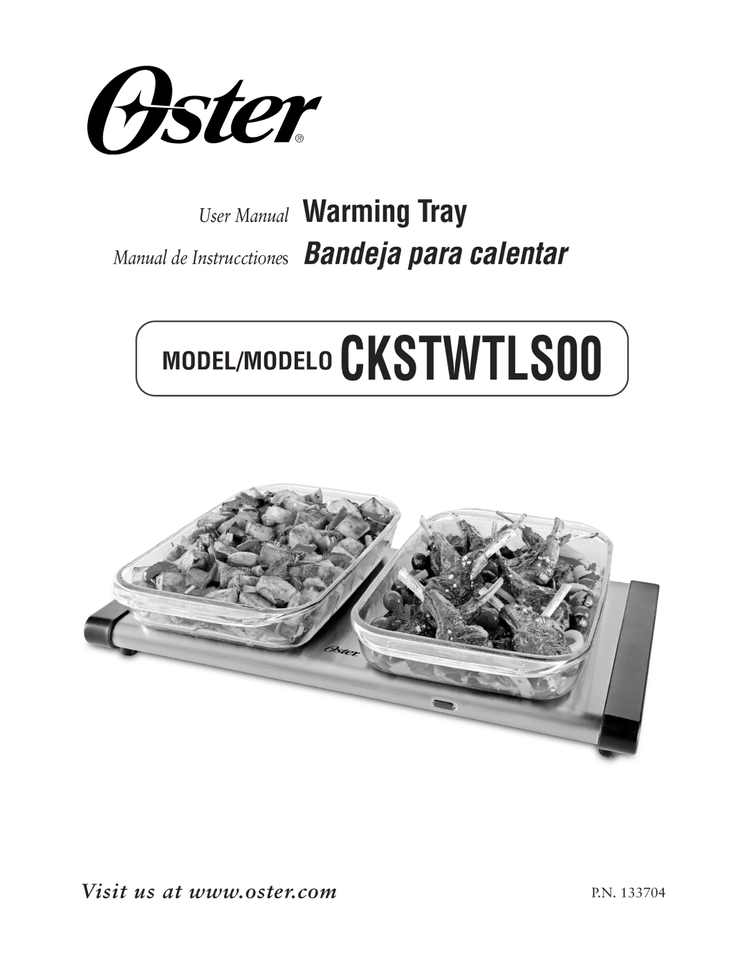 Oster 133704 user manual MODEL/MODELO CKSTWTLS00 