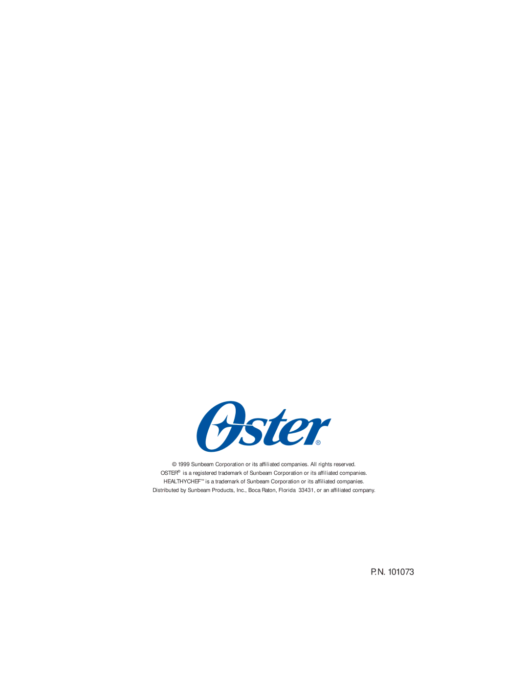 Oster 4768, 4767 owner manual 