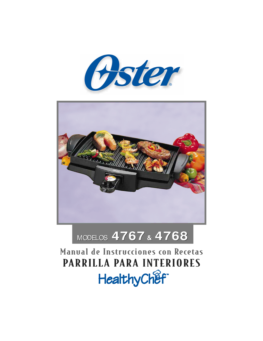 Oster 4768 owner manual Modelos 4767 