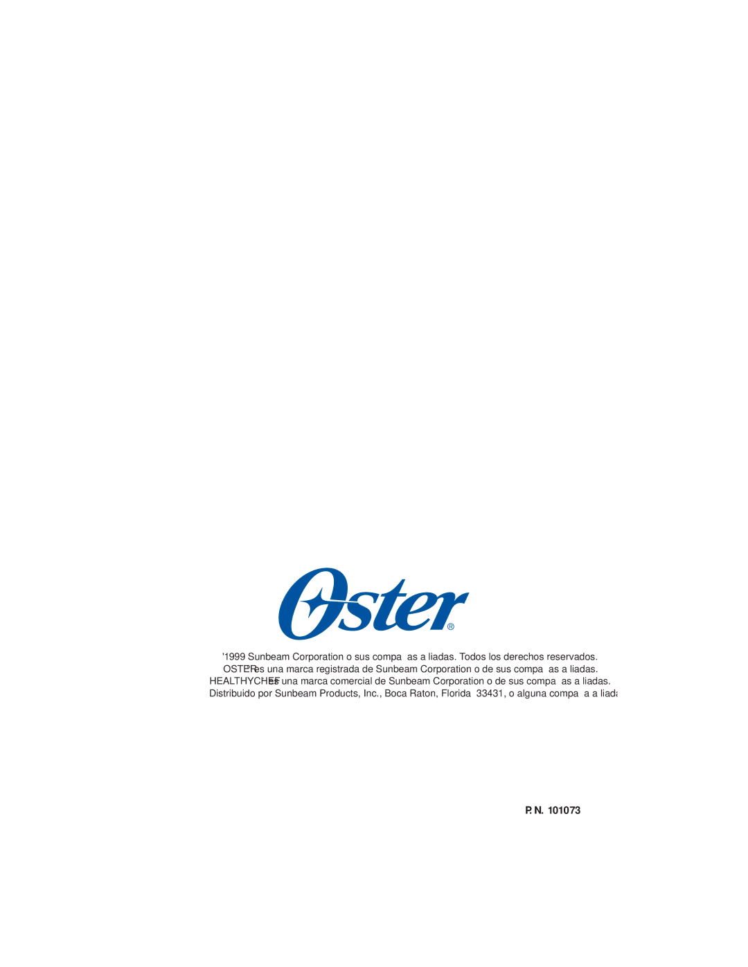 Oster 4767, 4768 owner manual 