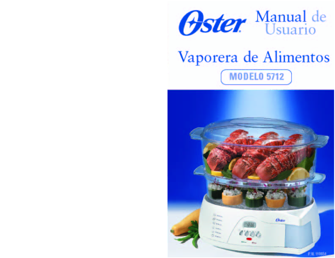 Oster 5712 manual 