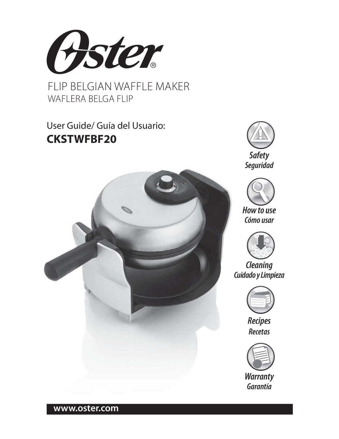 Oster CKSTWFBF20 warranty 