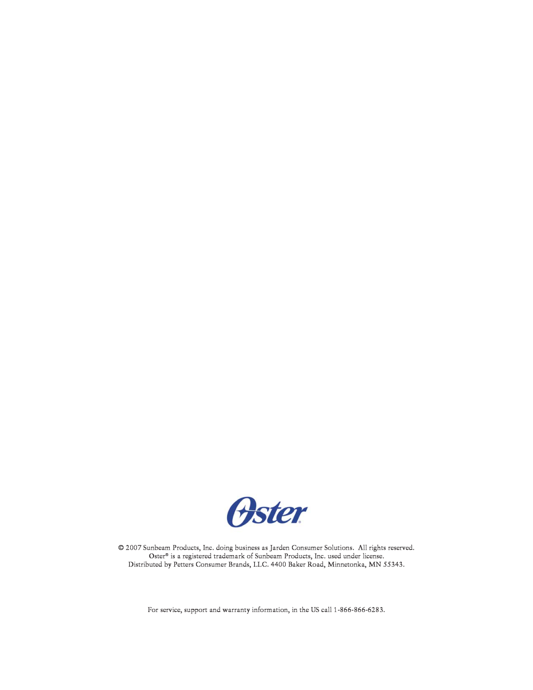 Oster OR03SCGBS user manual 
