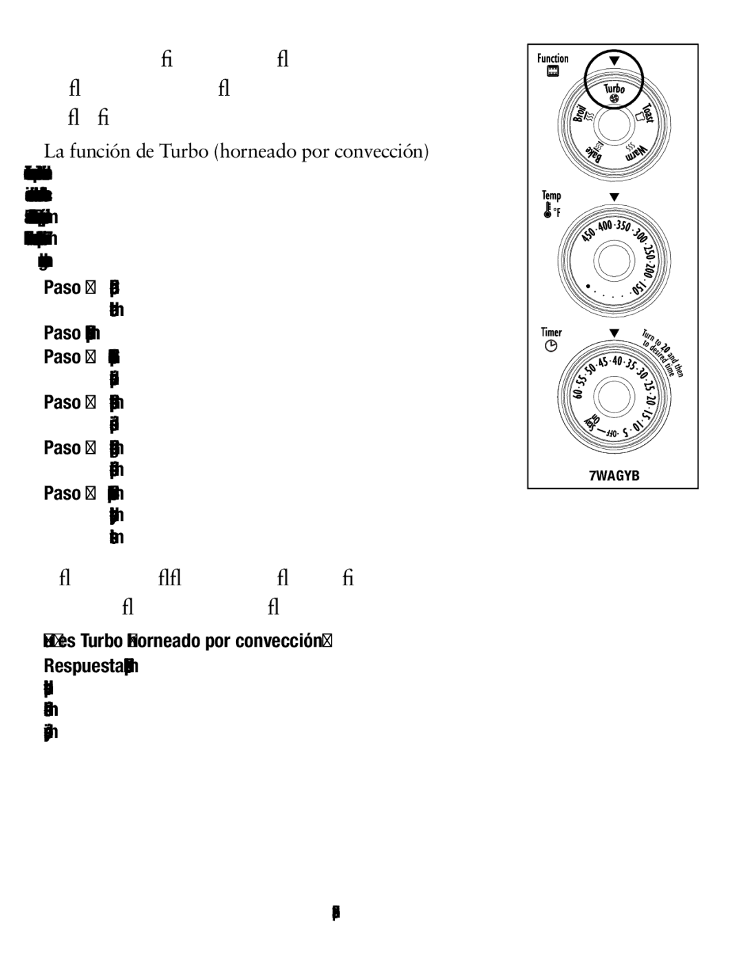 Oster TSSTTVCG01 user manual ¿Qué es Turbo horneado por convección? 