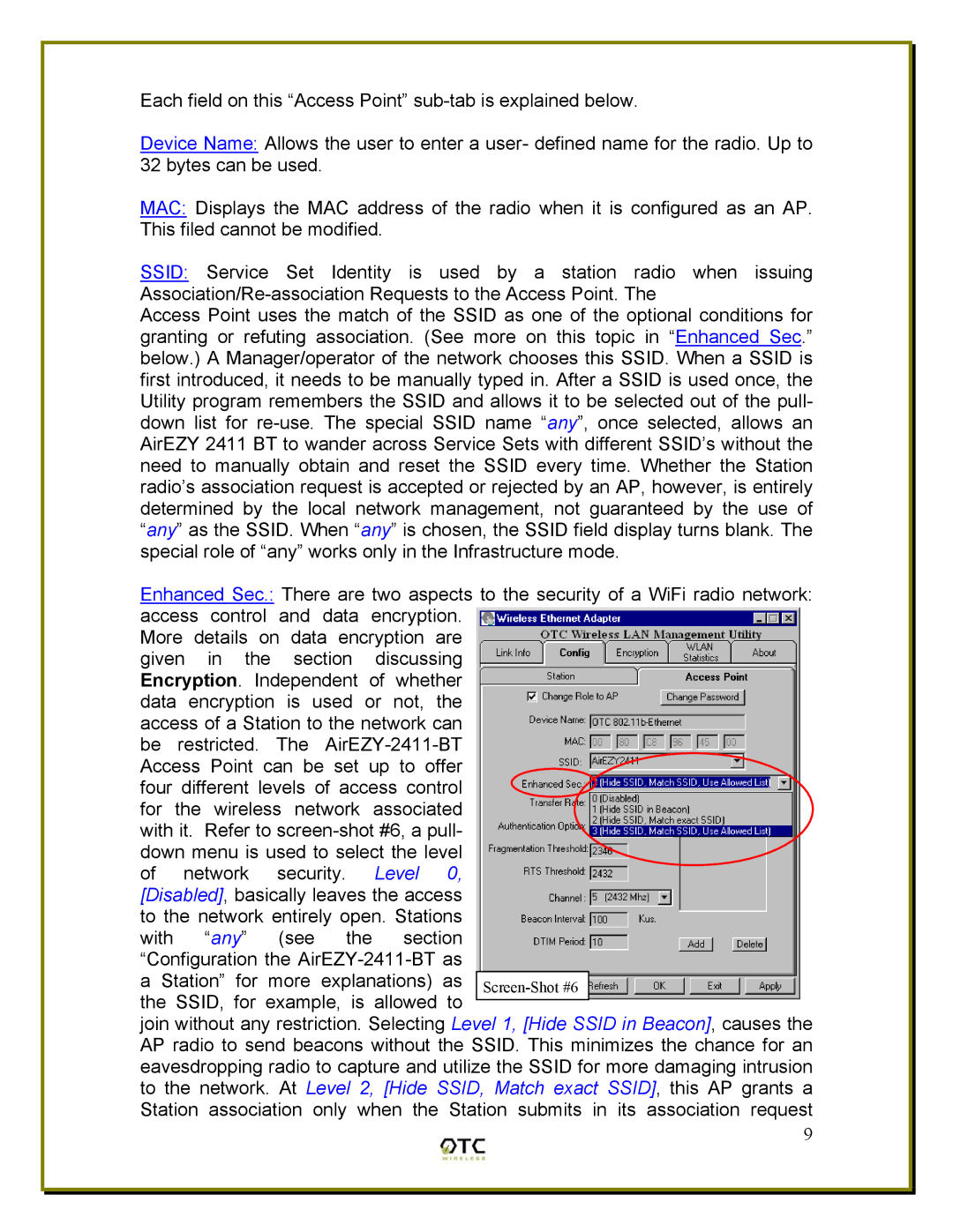 OTC Wireless ACR-201, ASR-102 manual 