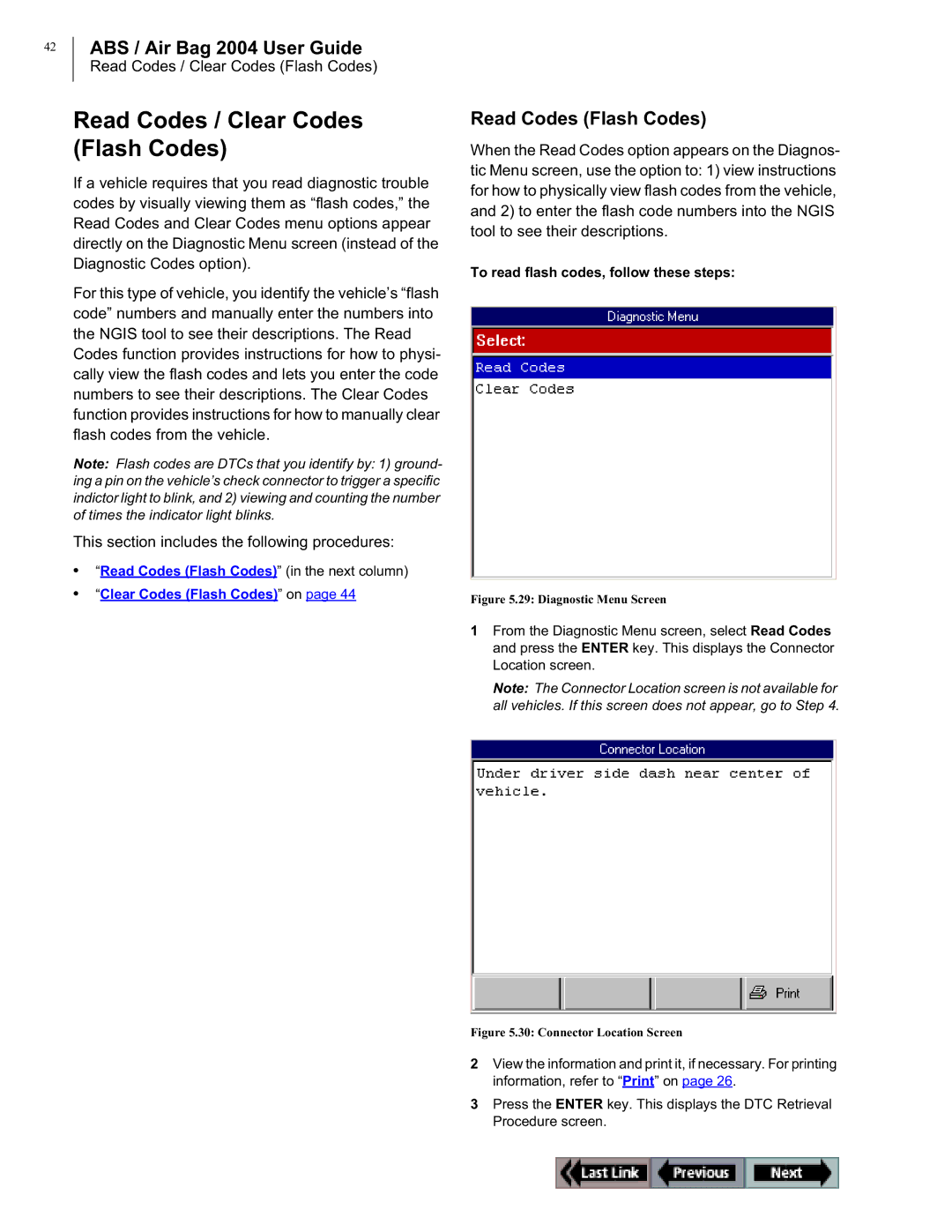 OTC Wireless switch/hub manual Read Codes / Clear Codes Flash Codes, Read Codes Flash Codes 