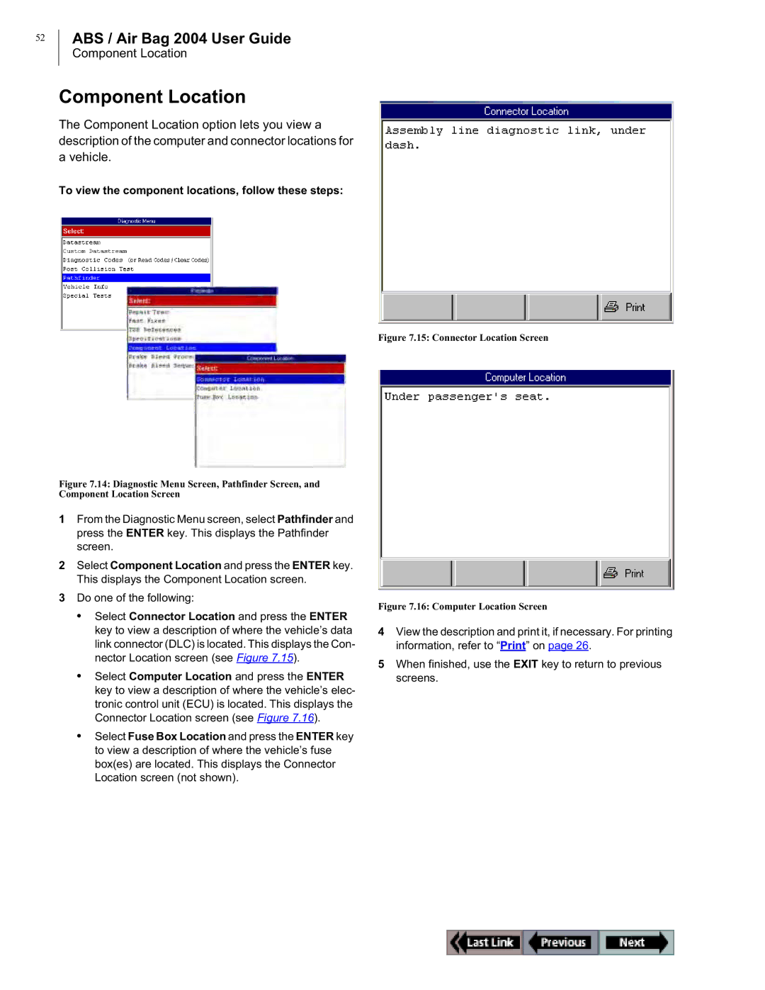 OTC Wireless switch/hub manual Component Location, To view the component locations, follow these steps 