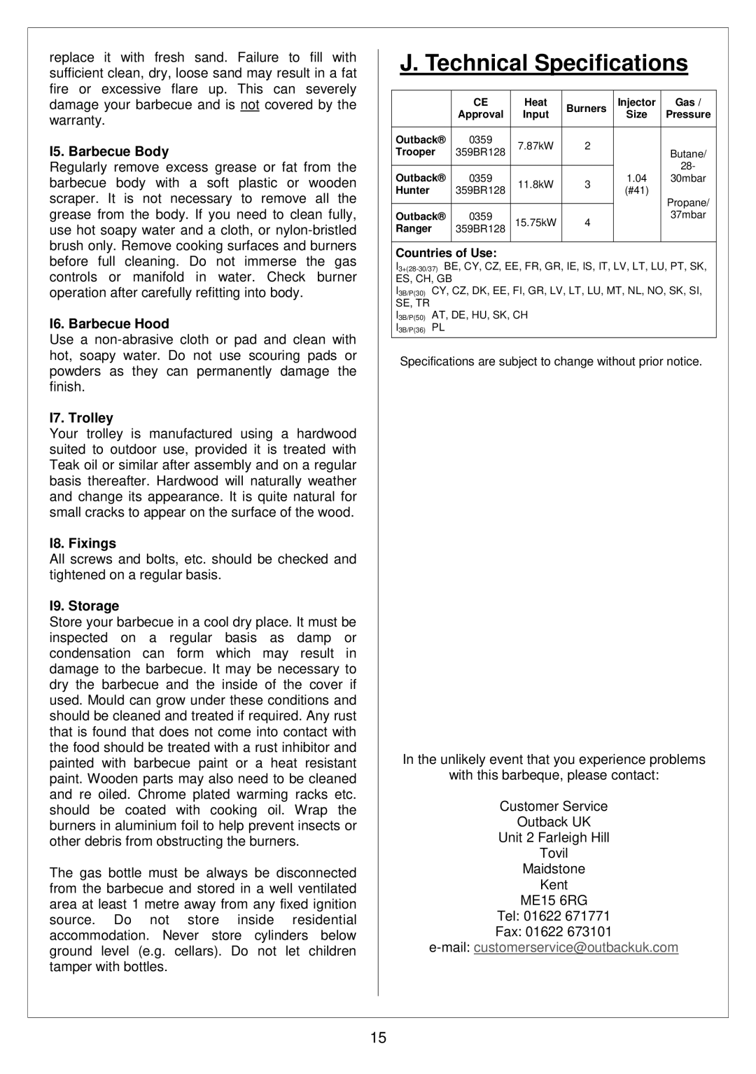 Outback Power Systems 359 specifications Technical Specifications 