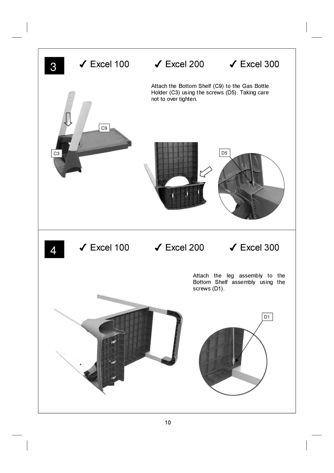 Outback Power Systems Excel 300, Excel 200, Excel 100 operating instructions 