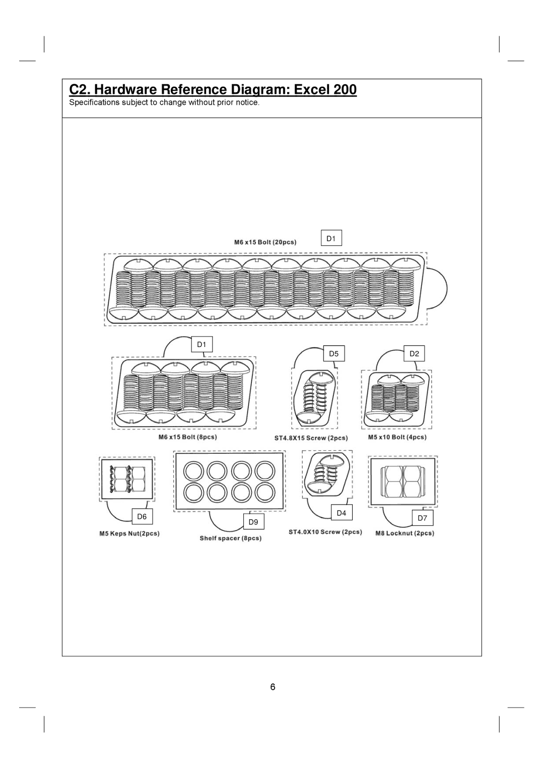 Outback Power Systems Excel 200, Excel 300, Excel 100 operating instructions C2. Hardware Reference Diagram Excel 