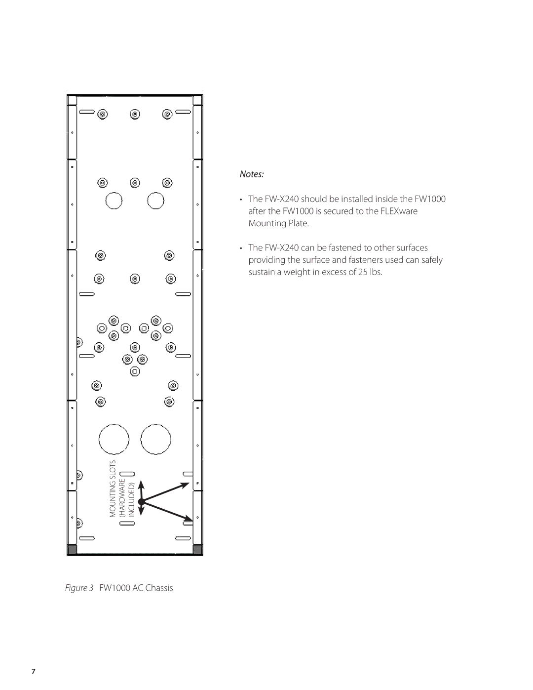 Outback Power Systems FW-X240 installation manual FW1000 AC Chassis 