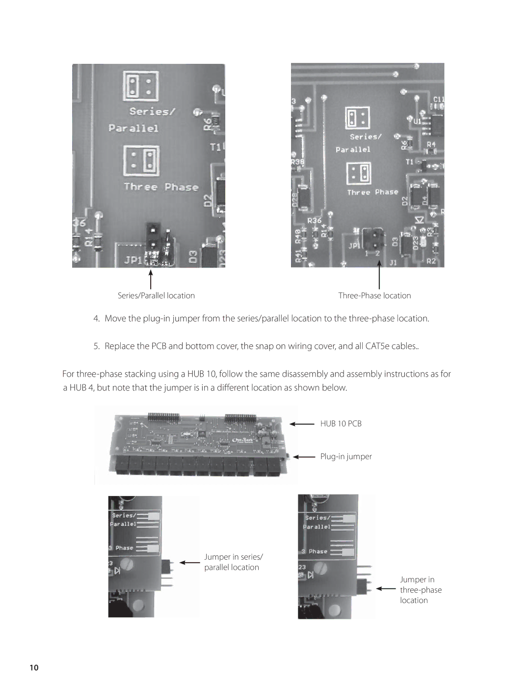 Outback Power Systems HUB4, MATE_B, HUB10, MATE2 user manual HUB 10 PCB 